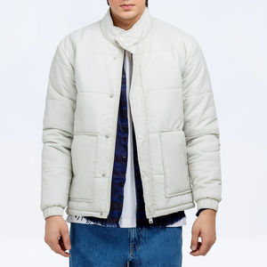 2025 haut vers le bas manteau hommes brillant visage tendance à capuche court épais hiver Bomber brillant doudoune pour hommes - Product Image 2