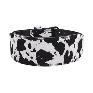 Ceinture d'haltérophilie unisexe pour entraînement de gym avec logo personnalisé Matériau en cuir de vachette Ceinture d'haltérophilie résistante et respirante - Product Image 5