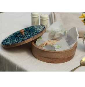 Batterie de cuisine de luxe en bois hot pot chapati box boîte de riz garde les aliments chauds et frais casserole batterie de cuisine pour la maison cuisine restaurant 2025 - Product Image 1