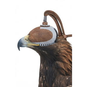 Custom Soft Leather Falconry Hood Portable <b>Foldable</b> Outdoor Hunting Equipment One Size All Seasons - Product Image 6
