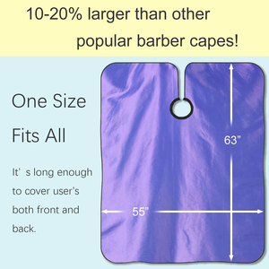 Capa de nailon impermeable suave lavable a máquina extra grande para peluquería corte de pelo capas de peluquero - Product Image 6