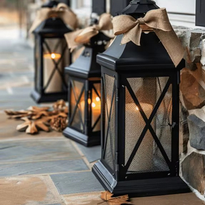 โคมไฟเหล็กตกแต่งสำหรับห้องสวดมนต์ที่บ้าน งานฝีมือศิลปะโลหะเคลือบโบราณ สำหรับคริสต์มาส อีสเตอร์ กันน้ำ เป็นมิตรกับสิ่งแวดล้อม - Product Image 1