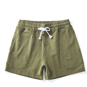 กางเกงขาสั้นลำลองเอวสูงสำหรับผู้ชายเอวยางยืดดีไซน์แนวสตรีทพร้อมโลโก้ออกแบบได้ตามต้องการ - Product Image 1