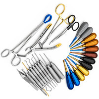 Lot d'instruments chirurgicaux dentaires Zoha Surgico en acier inoxydable 304 anodisé de haute qualité, certifiés CE, avec élévateurs luxateurs