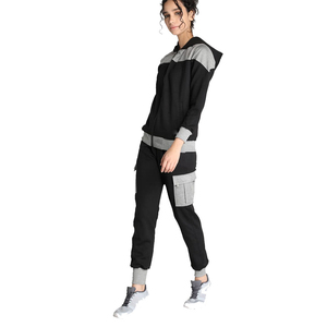 Nueva llegada chándales para las mujeres Fitness gimnasio deportes sudadera al por mayor personalizado moda mujer chándal de alta calidad chándales - Product Image 3