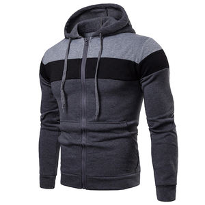 Personalizado de algodón desgastado peso pesado Hotfix diamantes de imitación Sun Fade Wash bordado cremallera parche Faded Street Style hombres Sudadera con capucha - Product Image 6