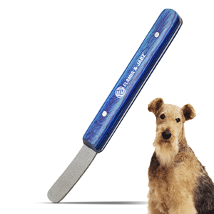 Peine ecológico de alta calidad para el cuidado del perro Durable Acero inoxidable Elegante madera Pet Metal Flamia & Jabz - Product Image 1