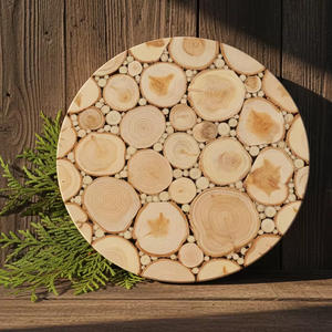 Planche à découper rectangulaire en bois naturel et résine époxy de luxe, fabriquée à la main, écologique, durable, pour la cuisine, idéale pour offrir en cadeau à la maison - Product Image 1