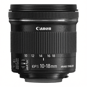 Lente de Cámara Grandangolo EOS EF S 10-18mm F/4.5-5.6 IS STM Negro, Hecho de Vidrio, Modelo 9519B005 - Product Image 3