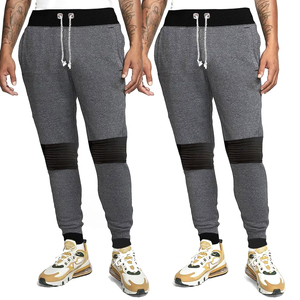 Pantalons décontractés légers personnalisés de haute qualité pour hommes en toile avec logo brodé prix de gros bon marché - Product Image 2