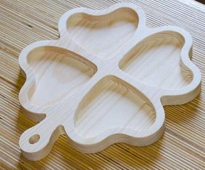 Plateau de service en bois Extra Large Private Branding pour les réunions de famille idéal pour servir des collations et des apéritifs de fête - Product Image 5