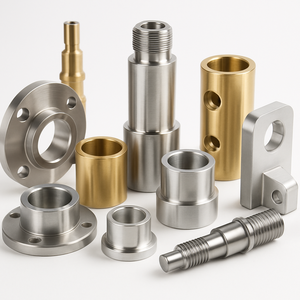 Peças de Alumínio <span class=keywords><strong>6061</strong></span> de Precisão com Acabamento de Oxidação Prateada, Componentes Usinados Personalizados CNC, Serviços de Fresagem CNC - Product Image 1