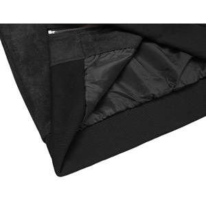 เสื้อแจ็คเก็ตวาร์ซิตี้ผู้ชายขายส่ง เสื้อผ้าฤดูหนาว ปักโลโก้ตามสั่ง แจ็คเก็ตเบสบอลหนังแบบบอมเบอร์ - Product Image 2