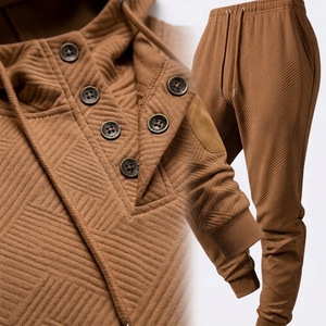 Conjunto Deportivo de Entrenamiento para Hombre, Chaqueta y Pantalones Jogger, Fabricante Mayorista Personalizado - Product Image 5