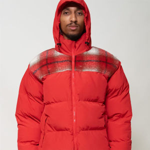 Chaqueta de Plumón para Hombre con Capucha y Protección UV, Ecológica, para Invierno, con Logotipo Personalizado, Servicio OEM con Color y Talla Personalizados - Product Image 3