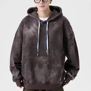 Sudadera de invierno personalizada OEM de alta calidad para hombre, talla XL, con logo, forro polar, estilo vintage, corte acampanado. - Product Image 4