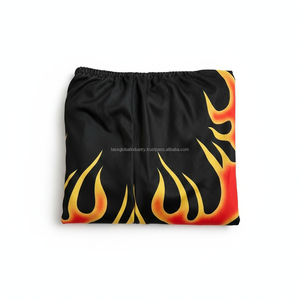 Shorts graphiques pour hommes en gros, respirants, OEM, imprimés intégralement, shorts décontractés d'été style hip-hop - Product Image 6