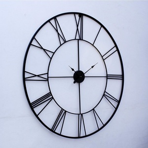 Kim loại Vòng đồng hồ treo tường với thiết kế <span class=keywords><strong>Roman</strong></span> số tốt nhất cho gifting kỷ niệm ngày cưới & dịp khác & trang trí nội thất - Product Image 2