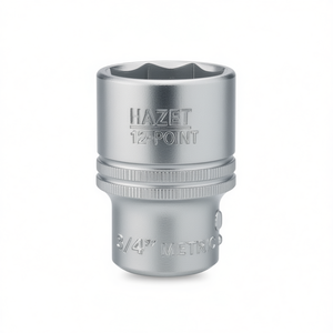 Hazet 3/4'' Short <b>12</b>-<b>Point</b> Metric Square <b>Socket</b> - Product Image 2
