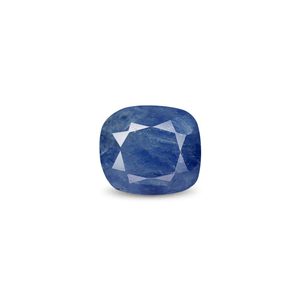 Saphir bleu - 3,53 carats, pierre précieuse naturelle facettée, effets optiques calibrés, couleur bleu royal, pierre lâche de 10 mm, 8 mm traitée thermiquement - Product Image 1