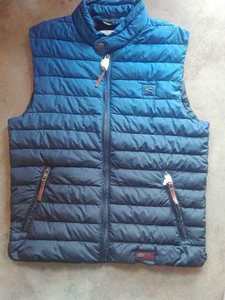 Chaleco de Invierno Casual para Hombre de Alta Calidad, Marca Reconocida, Ecológico, 320g, Acolchado, Mezcla de Poliéster/Algodón, con Bolsillos con Cremallera, Impermeable - Product Image 3