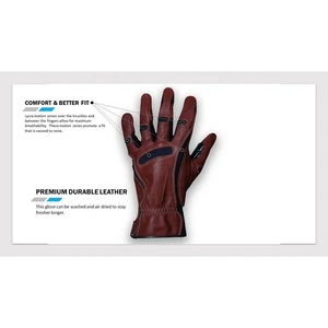 Gants de golf en cuir cabretta de couleur personnalisée Offre Spéciale classique pas cher sur mesure - Product Image 6