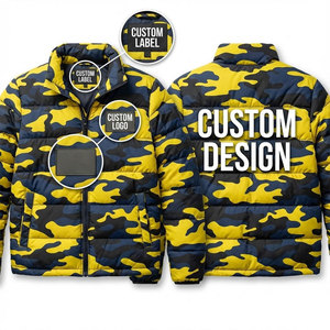 Chaqueta Acolchada de Invierno Personalizada con Estampado por Sublimación, Chaqueta Urbana para Hombre, Fabricación OEM/ODM - Product Image 4