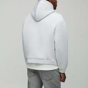 Customized 100% Cotton Worsted Zipper-Up <b>Hoodies</b> <b>for</b> Men Embroidered Logo Puff Printing 3D Pattern Autumn <b>Gym</b> Quick Dry - Product Image 3