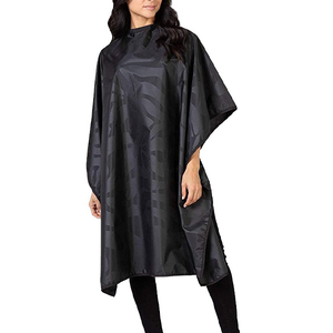 Vente en gros de bavoir de salon jetable pour la coupe de cheveux Cape imprimée avec logo personnalisé pour usage domestique Cape de coiffure - Product Image 1