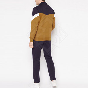 Survêtement d'hiver à capuche pour homme, 100 % coton, couleur unie, avec logo personnalisé, design sur mesure, en gros - Product Image 2