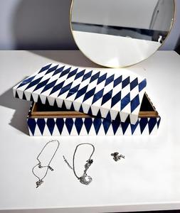 Joyero de lujo con incrustaciones de hueso hechas a mano en incrustaciones de hueso elegantes con diseño intrincado perfecto por F S International - Product Image 2