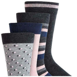 Calzini Traspiranti da Uomo Bar III, Confezione da 4, Design a 5 Dita per Uso Quotidiano, Business, Sportivo e Invernale, Disponibili in Bianco e Verde, in Spandex e Poliestere - Product Image 2