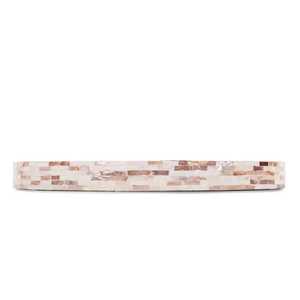 Bandeja de Servicio de Nácar con Logotipo Personalizado, Bandeja Decorativa de Madera y Acrílico Hecha a Mano para Alimentos y Bebidas - Product Image 3