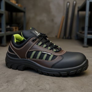 Chaussure de sécurité Douro S3 SRC EN20345 Taille 40 Noir/Marron Cuir/Textile Fitness Source LEMAITRE - Product Image 3