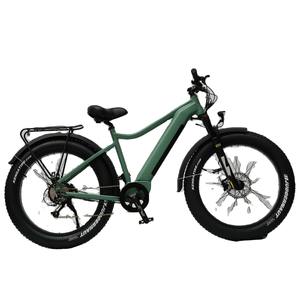 Vélo électrique tout-terrain industriel longue portée, pneus larges 26 pouces, 48V, OEM, livraison immédiate, garantie 3 ans, États-Unis - Product Image 1