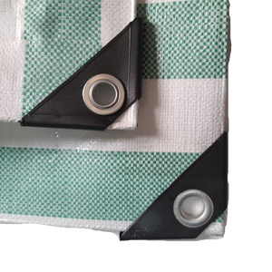 Best Choice Imports High-quality Striped HDPE PE Tarpaulin Sheet 20x30 Waterproof Moisture Proof Matte Surface Custom Color - Product Image 3