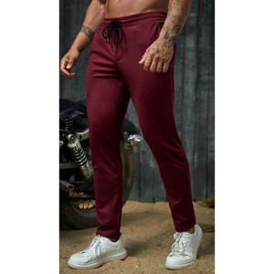 Pantalon de jogging en coton polaire de haute qualité pour hommes, pantalon de survêtement décontracté pour les sports d'hiver et le fitness avec logo personnalisé - Product Image 1