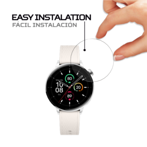 Protector de pantalla ANTISHOCK de 43 mm para OnePlus Watch 3, película protectora premium para tu reloj inteligente duradero - Product Image 3