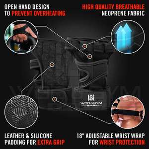 ถุงมือยกน้ำหนักทำจากนีโอพรีนสำหรับออกกำลังกายยิมและครอสเทรนนิ่งทนทานกันลื่นใช้ได้ทั้งชายและหญิงออกแบบโลโก้ได้ตามต้องการ - Product Image 5