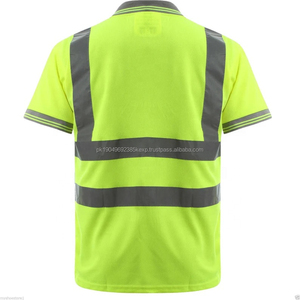 Good Quality Men's High Visibility Short Sleeve Reflective Safety <b>Hi</b> <b>Vis</b> <b>T</b> <b>Shirt</b> Work Polo <b>T</b> <b>Shirts</b> Breathable Durable <b>t</b> <b>Shirt</b> - Product Image 6