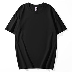 Camiseta de Hombre Lisa de Algodón de Primera Calidad, Diseño Nuevo, Ajuste Holgado, Hombros Caídos, Estilo Informal, Venta al por Mayor - Product Image 3