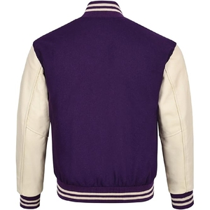 Nouvelle arrivée, veste varsity d'hiver unisexe de haute qualité en toile matelassée respirante avec option de logo personnalisé sur le devant, design baseball - Product Image 2