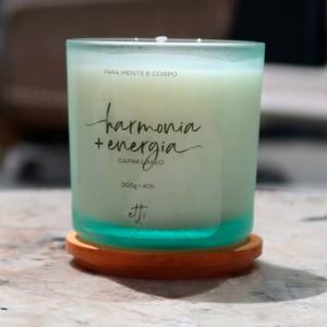 Etti Brasil 200g Limoncillo Aroma Aromático Tarro Vela Color Verde Duradero 40 Horas - Product Image 2