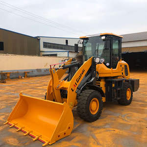 YUCHAI 190 degrés Diesel tracteur pelle 4x4 avec 2500Kgs capacité chargeuse sur pneus matériaux de construction faisant des pièces de machines - Product Image 1