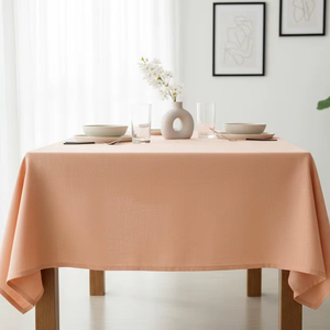 Eco Friendly Cotton <b>Tablecloth</b> 140x180cm Soft Touch Durable Fabric Solid Customizable Perfect Rustic Weddings Premium Dining - Product Image 1