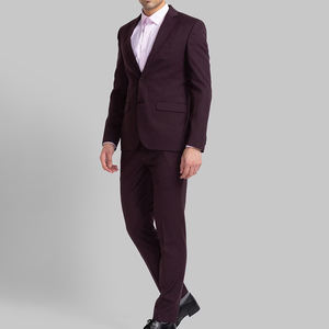 Nouveau costume de mariage pour homme 2025, 3 pièces, double boutonnage, coupe ajustée, longueur standard, tissu en polyester/coton peigné - Product Image 6