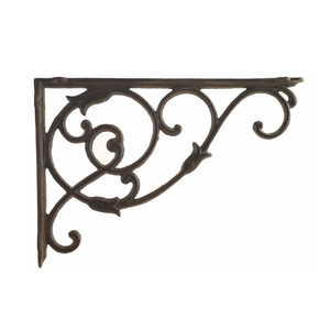 Support mural en aluminium Crochet de jardin, panier pour jardinière suspendue, supports muraux enduits de poudre pour mangeoires d'oiseaux à l'intérieur et à l'extérieur - Product Image 1
