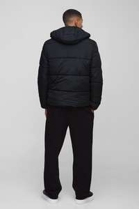 เสื้อแจ็กเก็ตมี2025สำหรับผู้ชายผ้าขนปลาปักเป้าผ้าโพลีเอสเตอร์/ ผ้าฝ้ายแบบกำหนดเองได้สีดำทันสมัย - Product Image 4