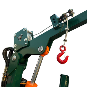 4.2m attrezzatura di sollevamento per gru telecomandata Log Grapple rimorchio montaggio trattore motore componenti nucleo pompa motore capacità 2000kg - Product Image 3