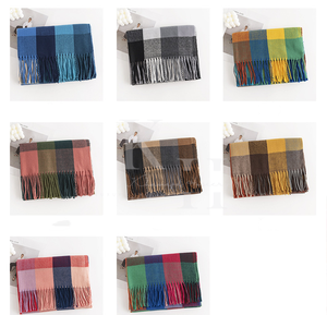 Bufanda larga de mezcla de lana ligera para mujer, abrigo de punto de invierno suave y transpirable para trajes de temporada - Product Image 5